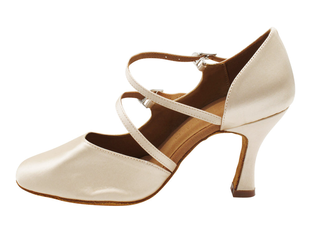 PP201 140 Flesh Satin with 3" Heel (YQG) in the photo