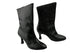 VFBoot PP205A Ankle Bootie Black Leather with 2.75" heel in the photo