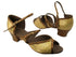 PP207 BF29 Gold Scale_BA45 Dark Tan Gold Trim with 1.6" Medium heel in the photo