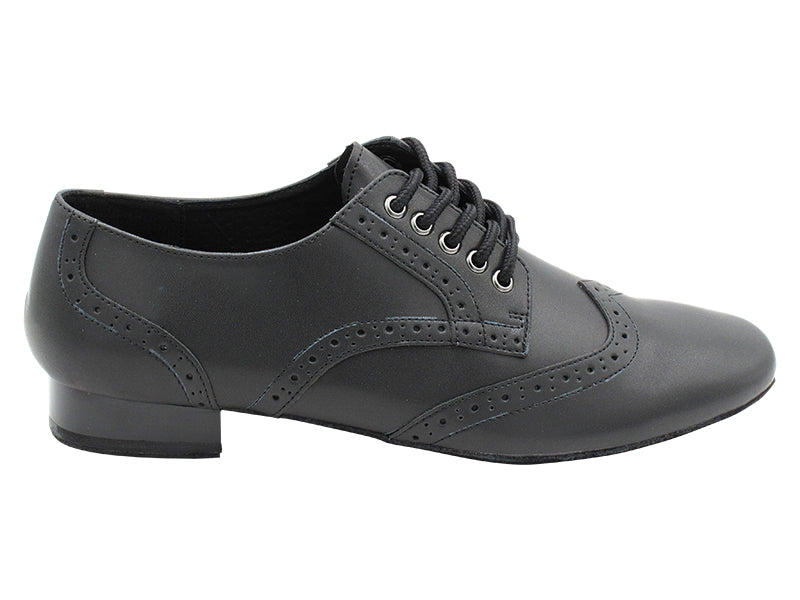 PP301 Black Leather with 1" heel in the photo