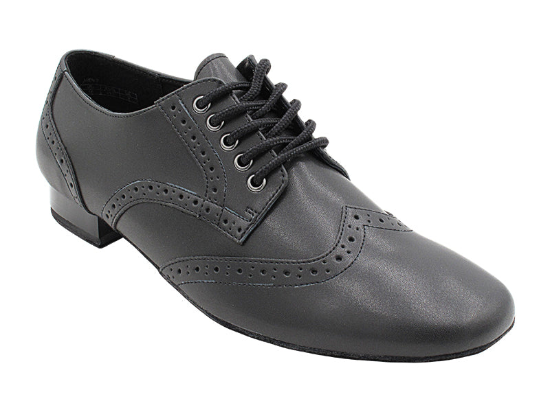 PP301 Black Leather with 1" heel in the photo
