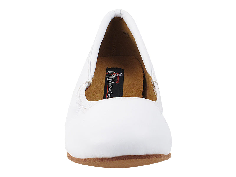 ProComfort20 White Leather with flat EVA heel in the photo