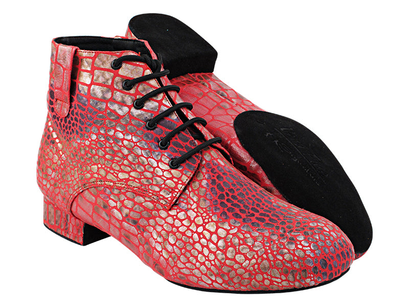 RCCL9001NZ 238 Red Snake with 1" heel in the photo