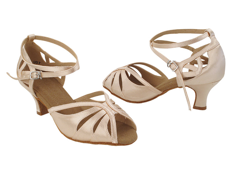 S1003 Flesh Satin_No Rhinestone Design