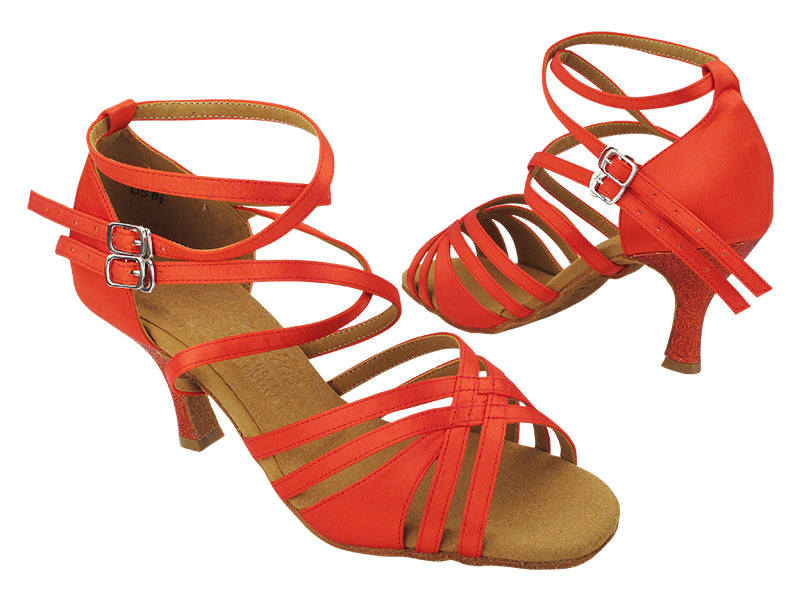 S1006 118 Red Satin_7 Red Stardust_H