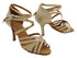 S1006CC 08 Rose Gold Stardust with 3" Slim Heel (6646) in the photo