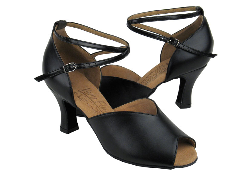 S2801 Black Leather with 2.5" heel in the photo