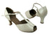S2802 BE2 Light White Calfskin with 2.5" heel in the photo