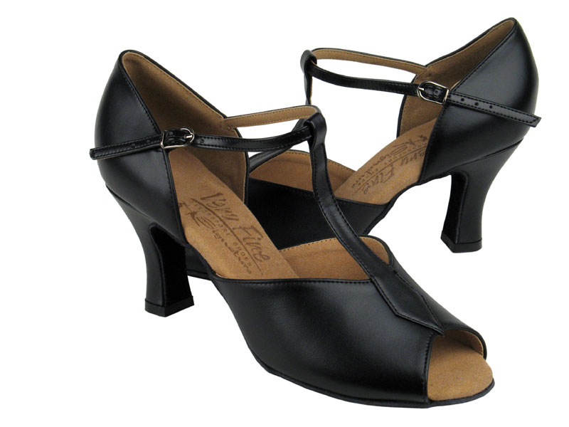 S2802 Black Leather with 2.5" heel in the photo