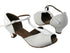 S2802 White Leather with 1.2" Cuban heel in the photo