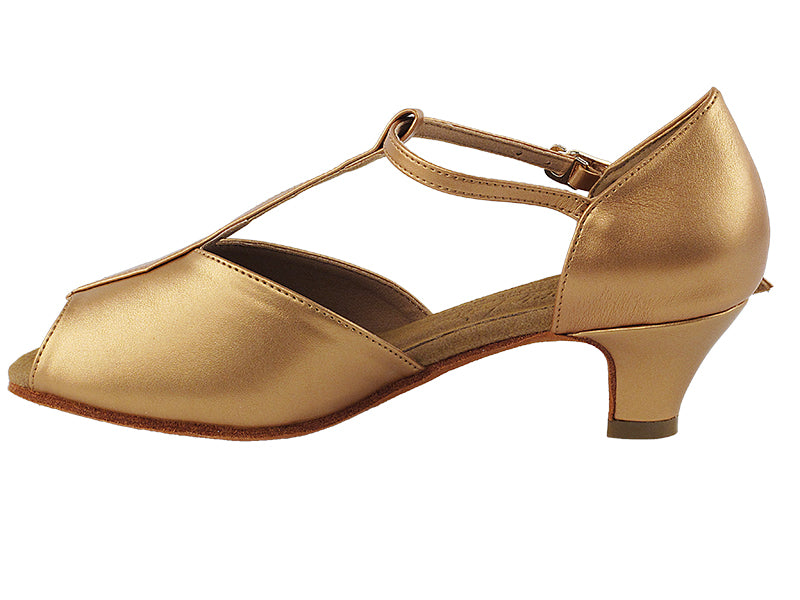 S2802 Copper Nude Leather with 1.2" Cuban Heel in the photo