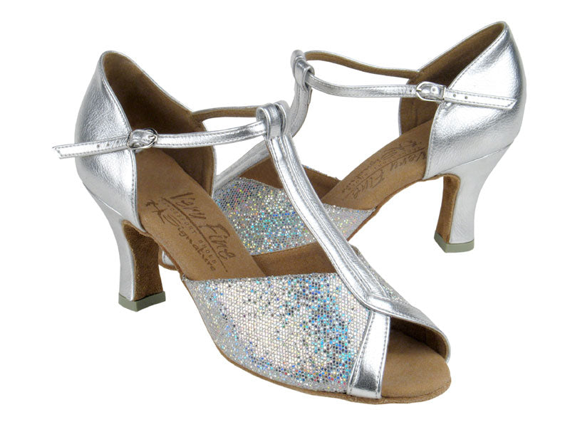S2804 Silver Scale & Silver with 2.5" heel in the photo
