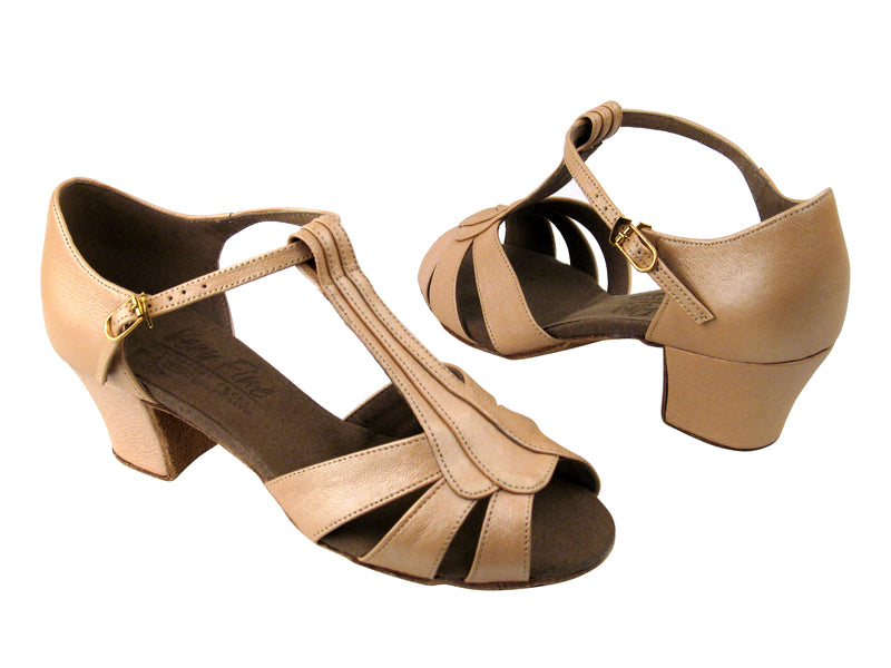 S2806 BC1 Light Tan Light Leather with 1.6" Medium heel in the photo