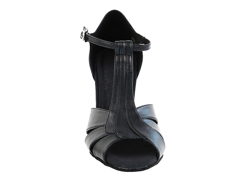 S2806 Black Leather with 3" Heel in the photo
