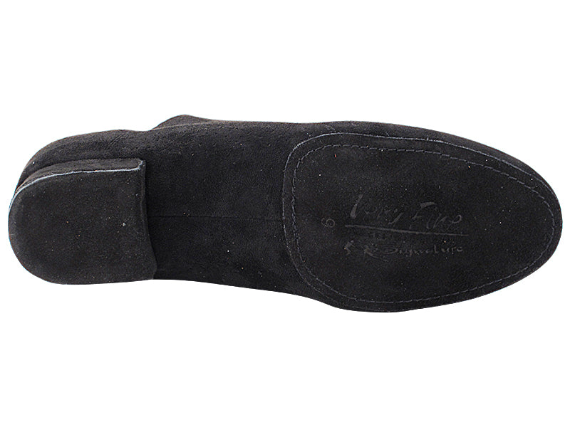 S309 Split Sole Black Oxford Nubuck with 1" heel in the photo