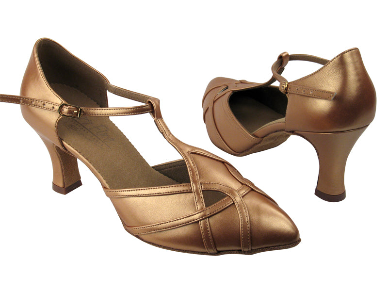 S3801 BA30 Copper Nude Leather with 2.5" heel in the photoVery Fine Signature Series: S3801 BB7 Pink Rose Leather