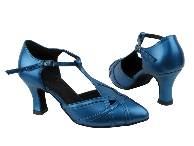 S3801 BB18 Gem Blue Leather with 2.5" heel in the photo