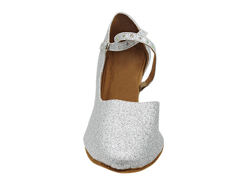 S9122 10 Silver Stardust with 2" Slim Heel (MTXZ) in the photo