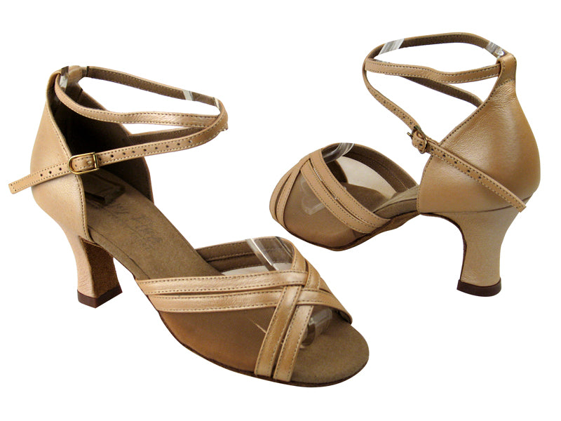 S9204 BC1 Light Tan Light Leather with 2.5" heel in the photo