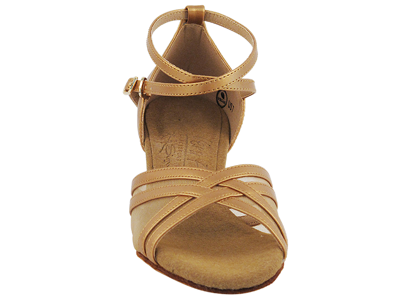 S9204 Copper Nude with 1.2" Cuban Heel in the photo