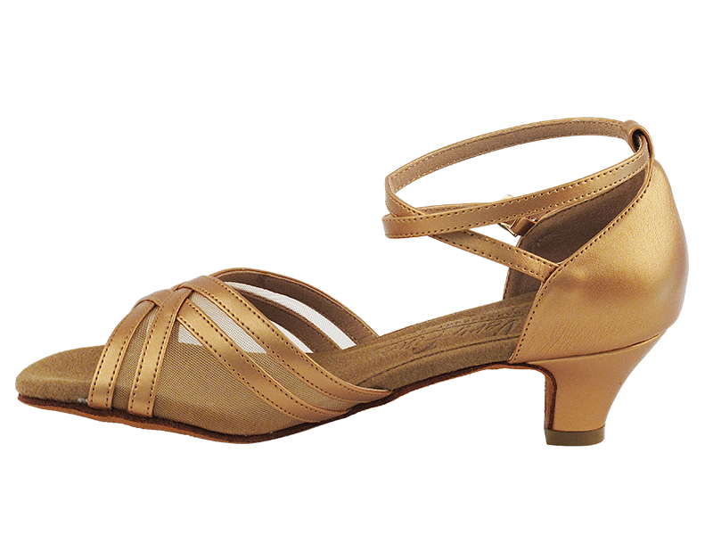 S9204 Copper Nude with 1.2" Cuban Heel in the photo
