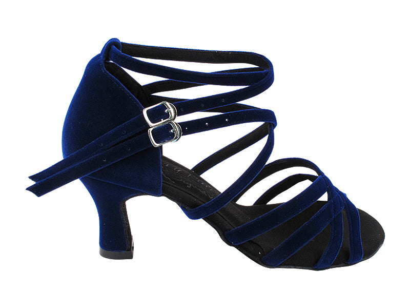S9206 252 Blue Velvet with 2.5" Spool Heel (PG) in the photo