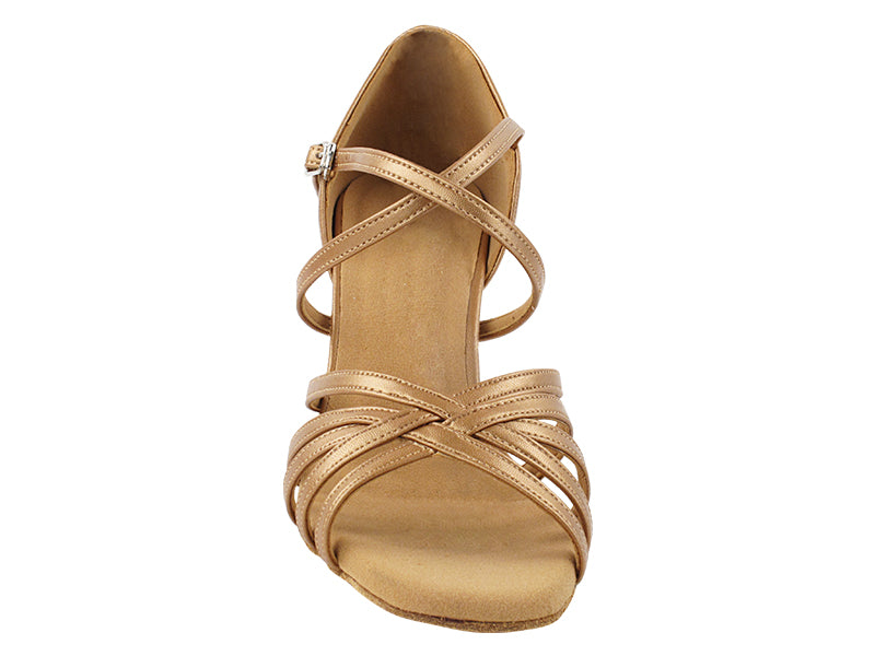 S9216 Copper Nude Leather with 2.5" Spool heel in the photo