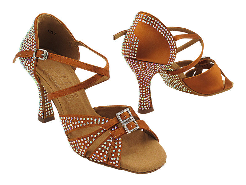 S92307CC Copper Tan Satin with 3" (YQG) in the photo