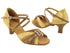 S92307 Gold Scale_C_B_273 Brown Nubuck_S_H with 2" Slim  Heel (MTXZ) in the photo