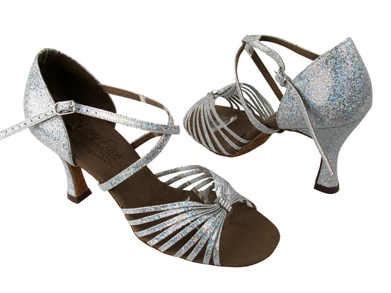 S92308 BF28 Silver Scale with 3" Flare heel in the photo