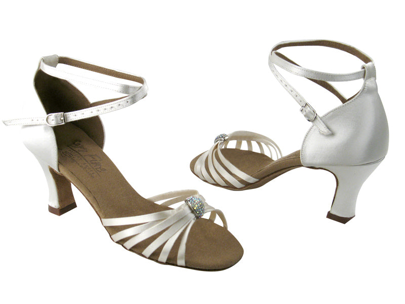 S92311 White Satin with 2.5" Heel (PG) in the photo