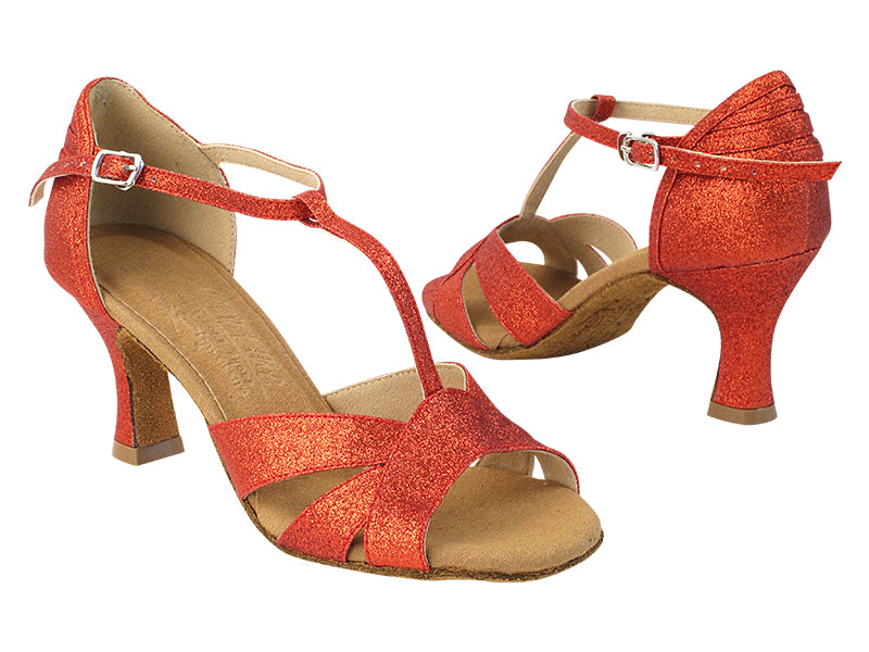 S92325 7 Red Stardust with PG-11046_2.5" Heel in the photo