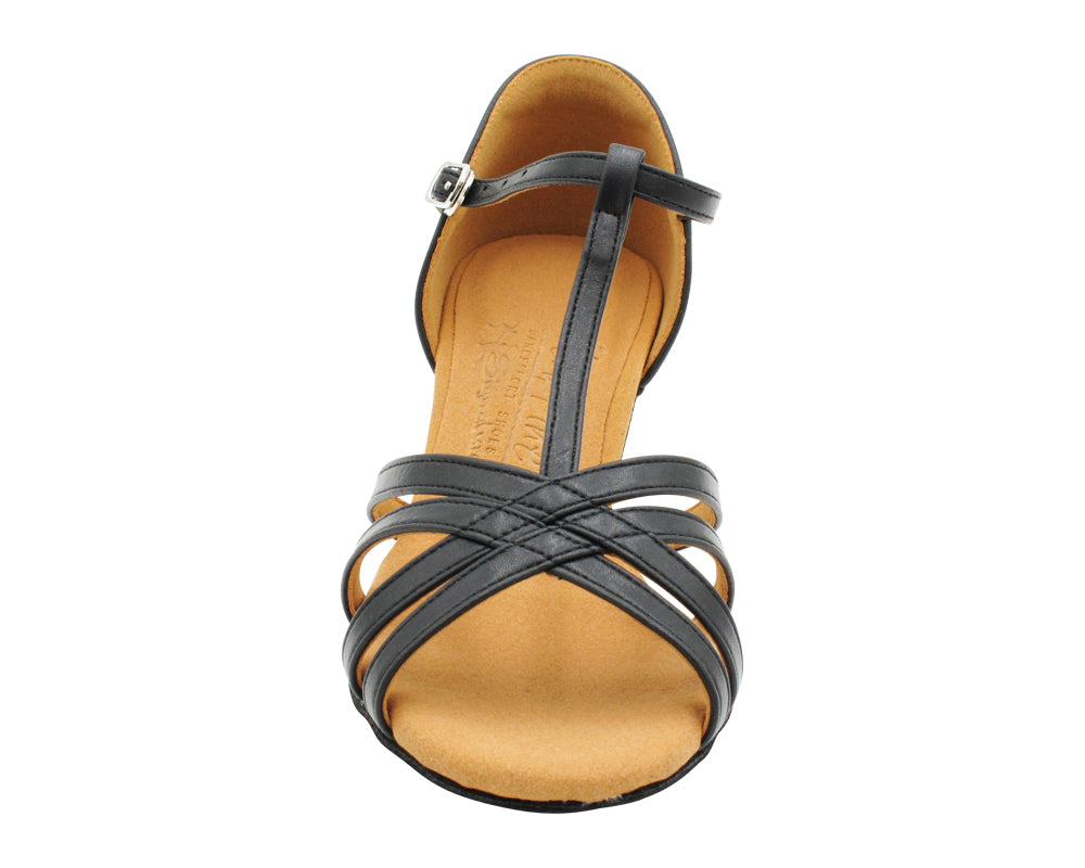 S9235 Black Leather with 1.2" cuban heel in the photo