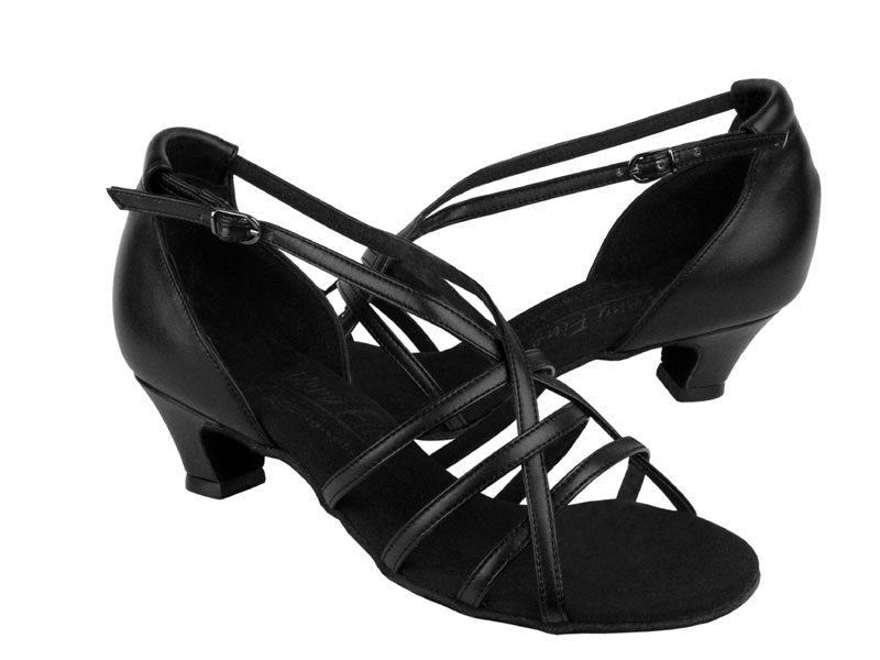 S9279 Black Leather with 1.2" cuban heel in the photo
