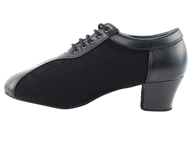 S9T56 Black Leather_Oxford Leather with 1.6" Medium Heel in the photo