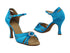 SERA1154 Blue Satin with 3" heel in the photo