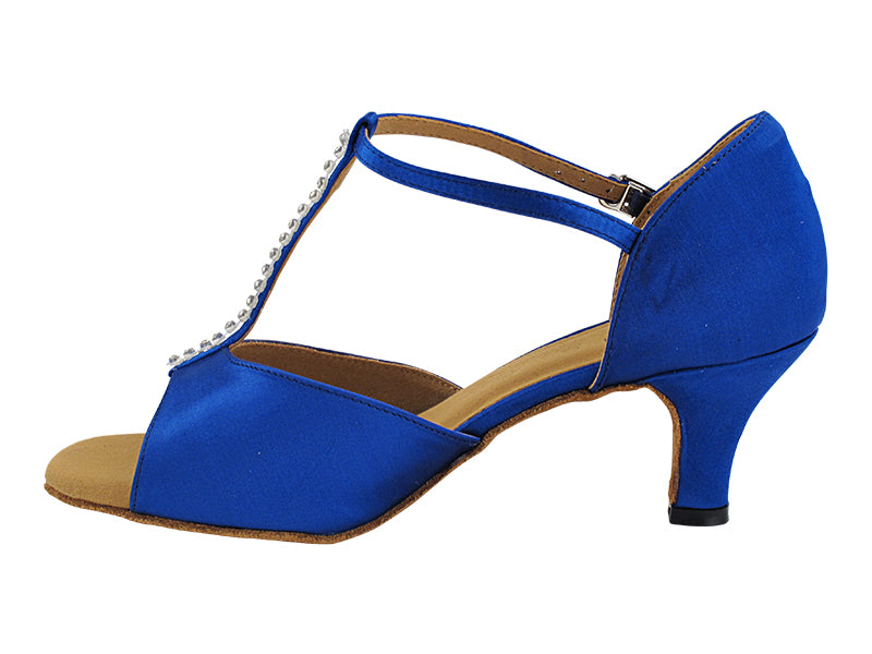 1609LEDSS 84 Gem Blue Satin with 2.5" Heel (2899) in the photo