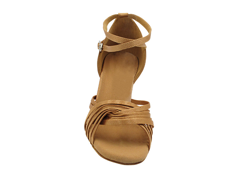 SERA1686 Brown Satin with 2.5" Heel (2040) in the photo