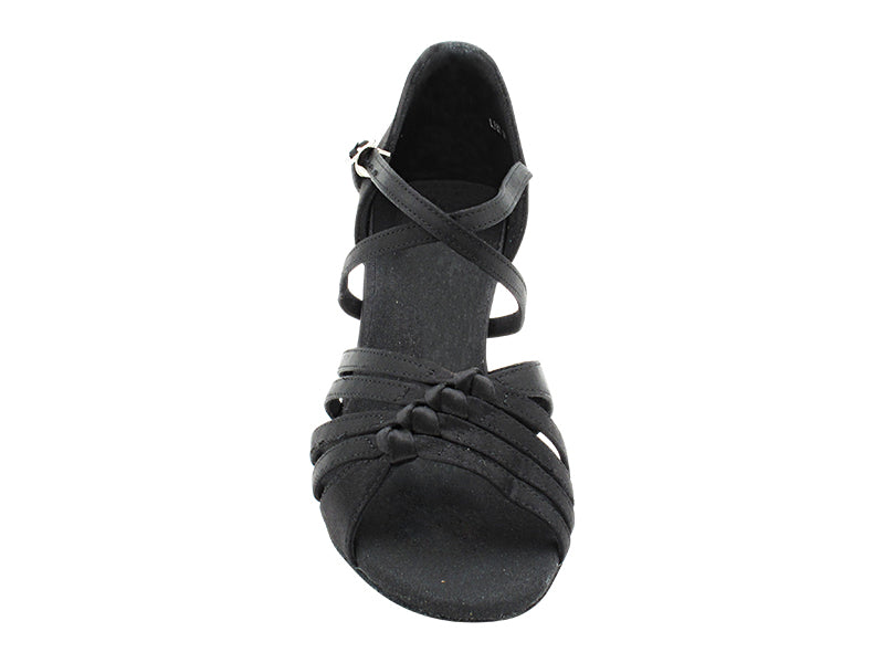 SERA1699 Black Satin with 2.5" Heel (2040) in the photo