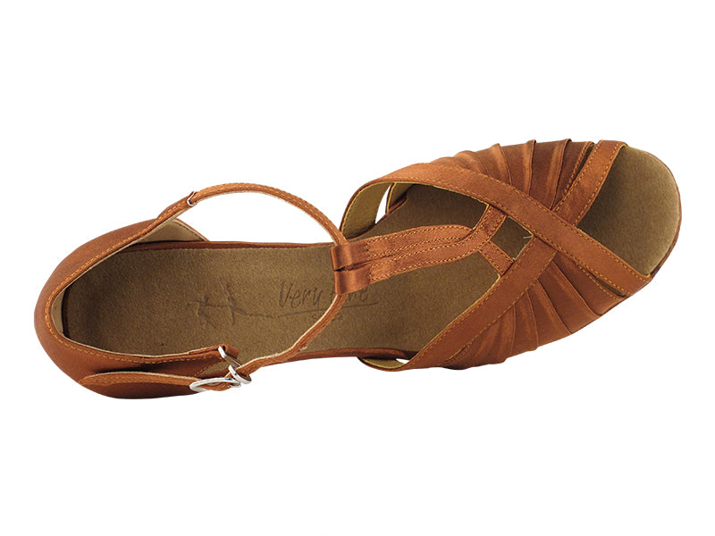 SERA2707 Dark Tan Satin