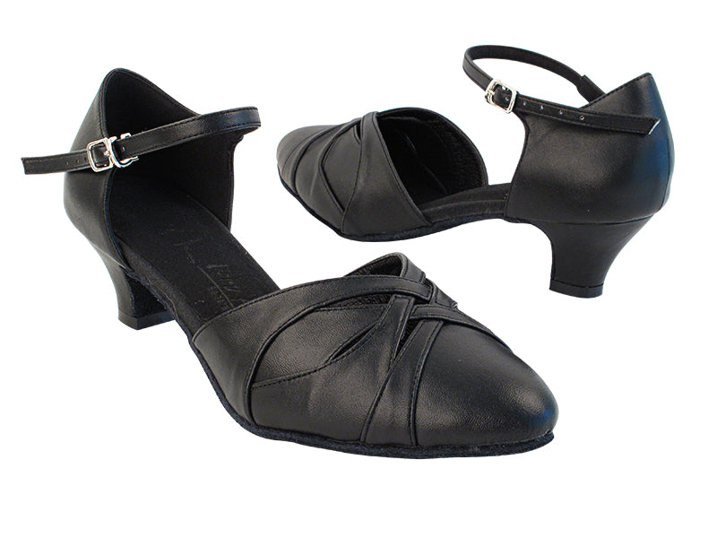 SERA3542 Black Leather with (5028) 1.2" Cuban Heel in the photo