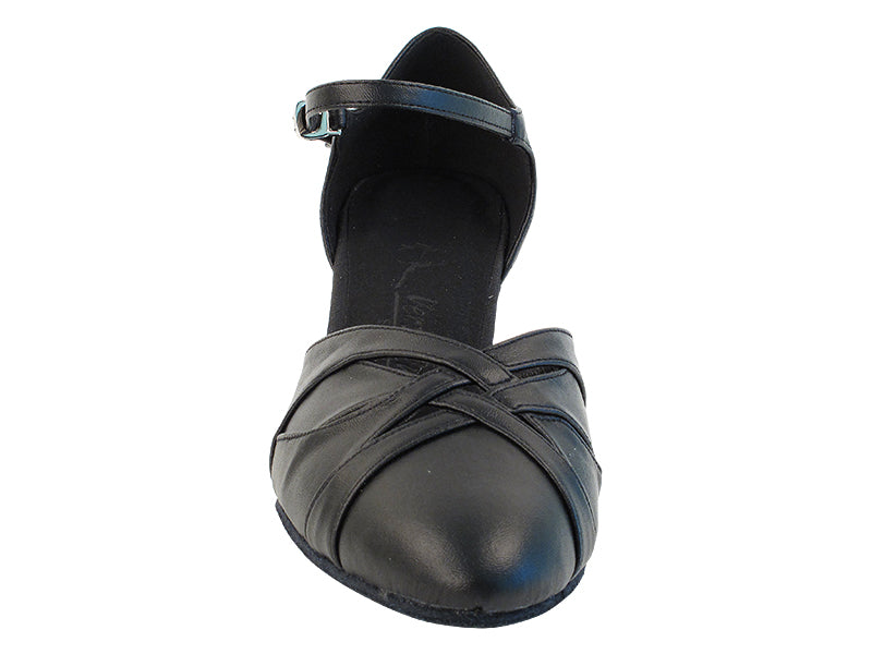 SERA3542 Black Leather with (5028) 1.2" Cuban Heel in the photo
