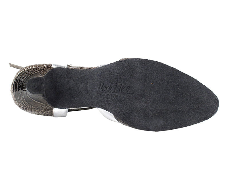 SERA3551 Grey Croc & Silver Trim