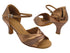 SERA3560 Dark Tan Copper Leather & Copper Stardust Trim with 2.5" Heel (2040) in the photo