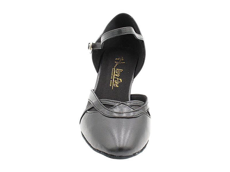 SERA3630 Black Leather & Black Mesh with 2.5" Heel (2040) in the photo
