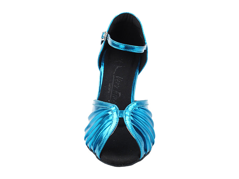 SERA3830 135 Metallic Blue with 3" Slim Heel (6646) in the photo