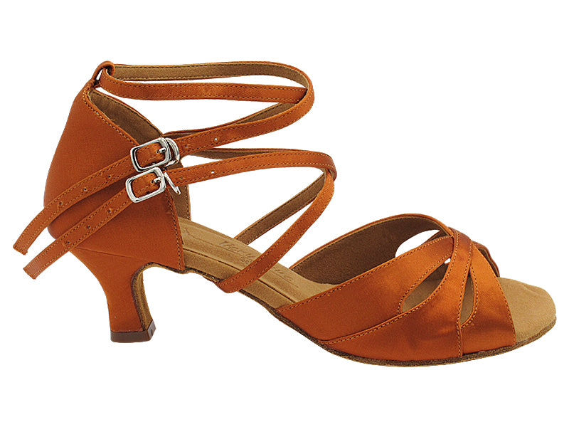 SERA3840DX Copper Tan Satin with 2.5" Heel (2040) in the photo