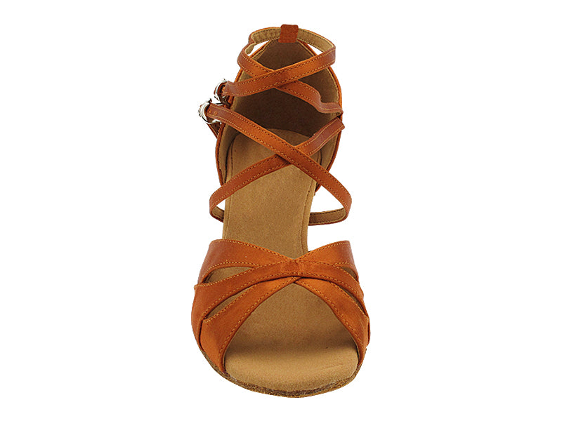 SERA3840DX Copper Tan Satin with 2.5" Heel (2040) in the photo