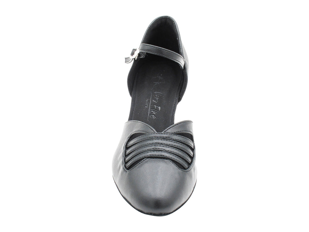 SERA3901 Black Leather with 2.5" Heel (2040) in the photo