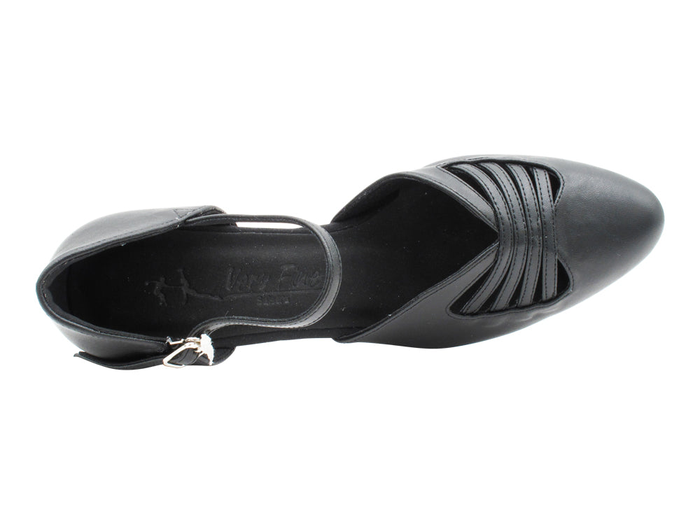 SERA3901 Black Leather with 2.5" Heel (2040) in the photo